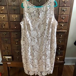 Adrianna Pappell Lace Sheath Dress 20W EUC